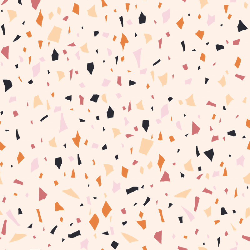 Dywan winylowy do kuchni w szarym terrazzo - TenStickers