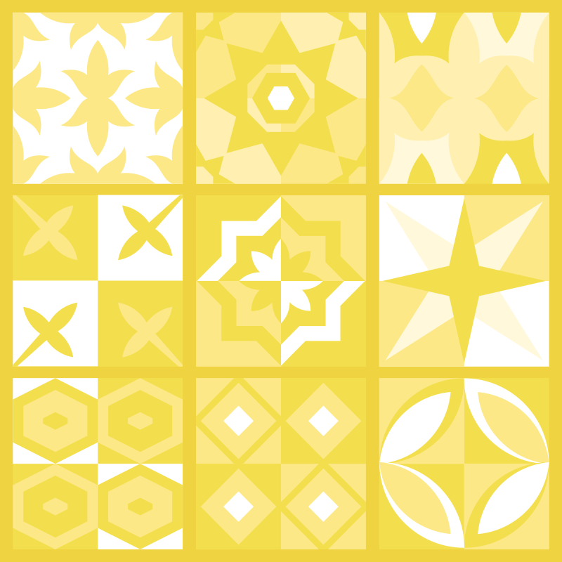 Dywan winylowy do kuchni w kolorze illuminating - TenStickers