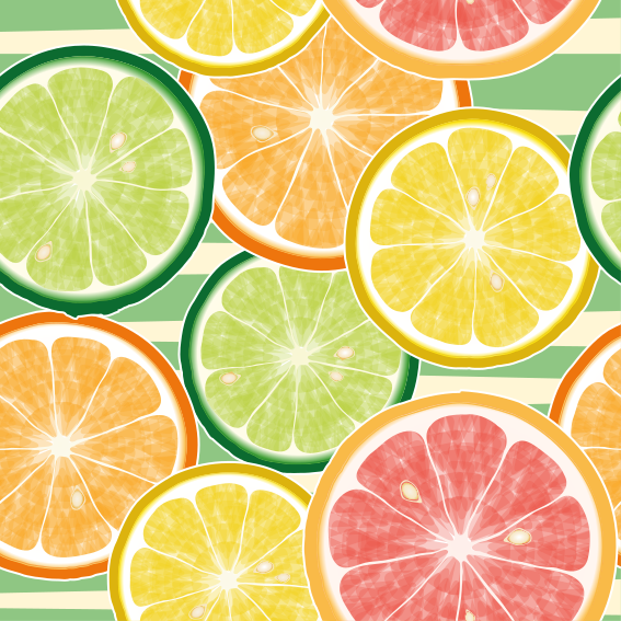 Dywan winylowy do kuchni naklejki cytrusowe - TenStickers