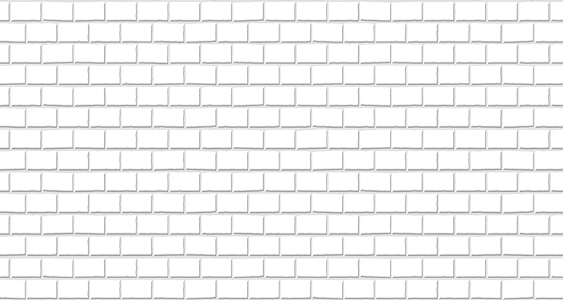 Dywan winylowy do kuchni w białe cegły - TenStickers