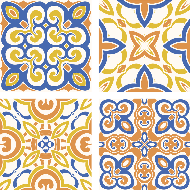 Dywan winylowy do kuchni w stylu sycylijskim - TenStickers