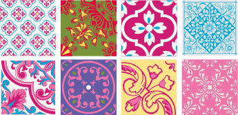 Dywan winylowy do kuchni w intensywne azulejos - TenStickers