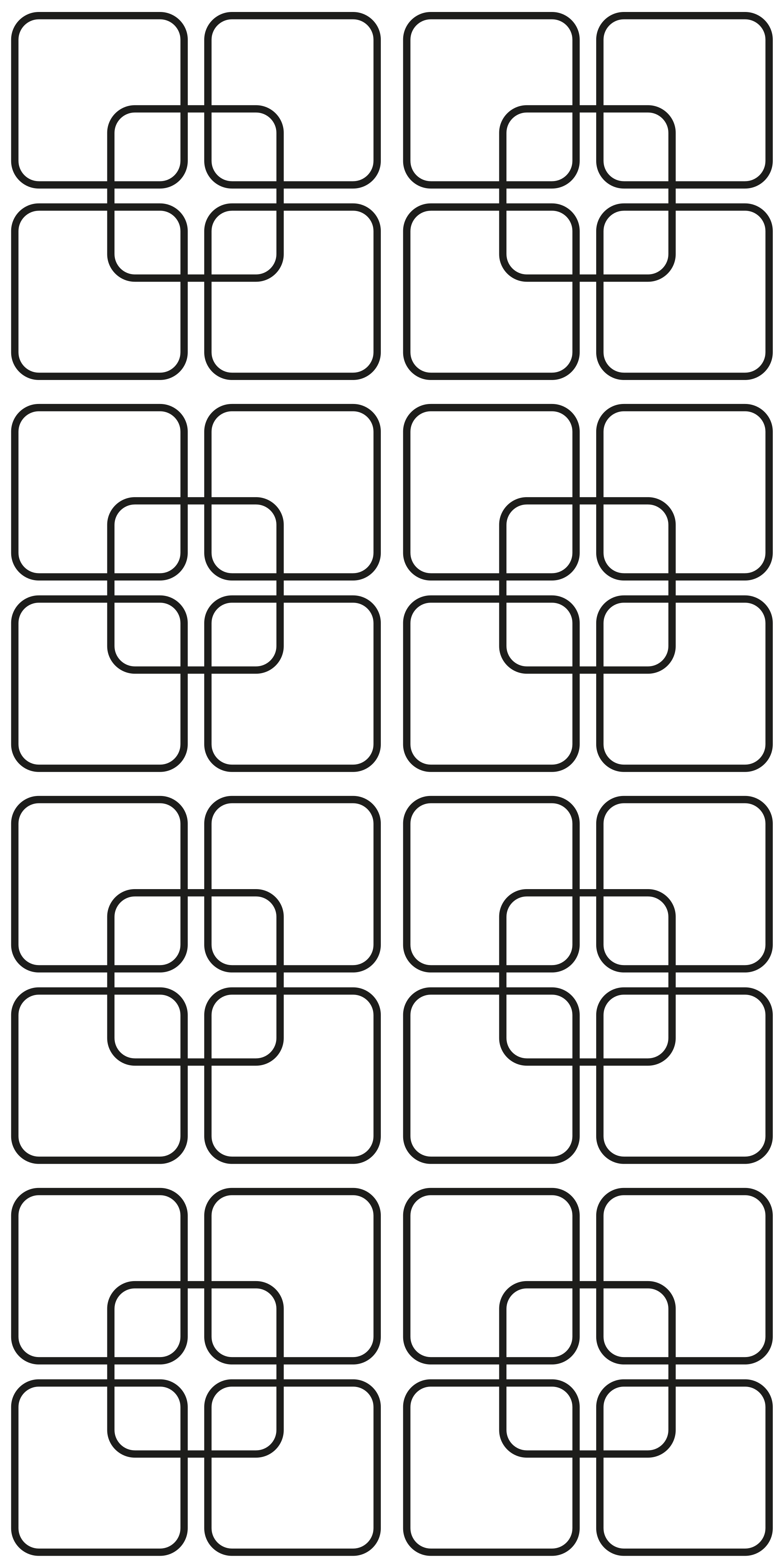 Dywan winylowy do kuchni czarne kwadraty w miejskim stylu - TenStickers