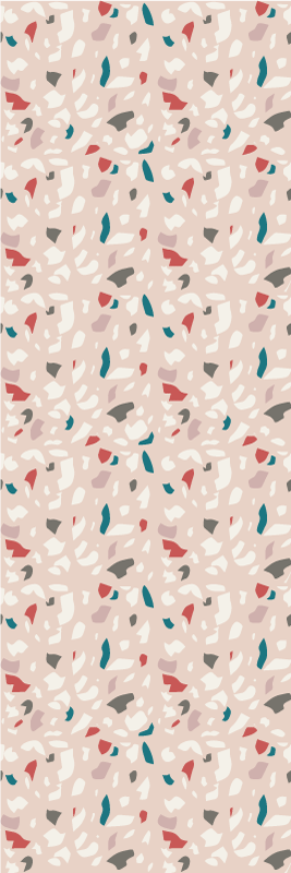 Dywan winylowy do salonu w wzór terrazzo - TenStickers