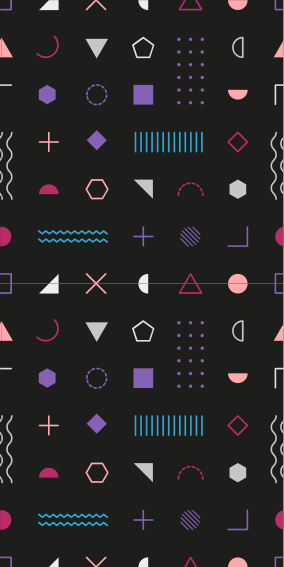 Dywan winylowy do salonu w kolorowe retro kształty - TenStickers