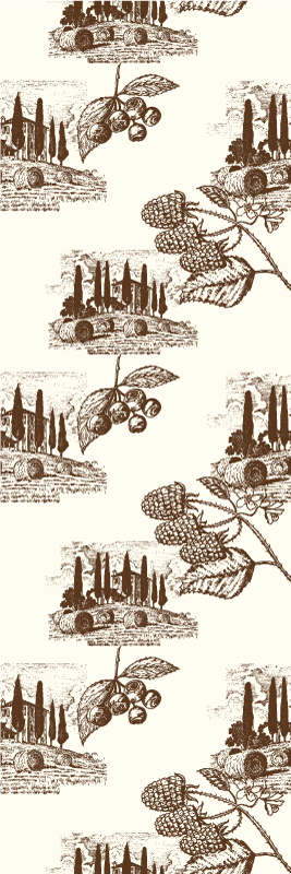 Dywan winylowy do salonu w stylu prowansalskim - TenStickers