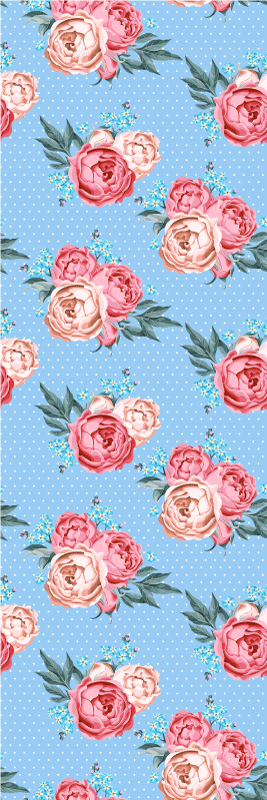 Dywan winylowy do salonu w stylu shabby chic - TenStickers