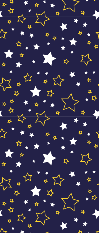 Dywan winylowy do salonu nocne niebo z gwiazdami - TenStickers