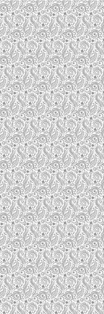 Dywan winylowy do biura kwiaty ornamentalne w stylu vintage - TenStickers