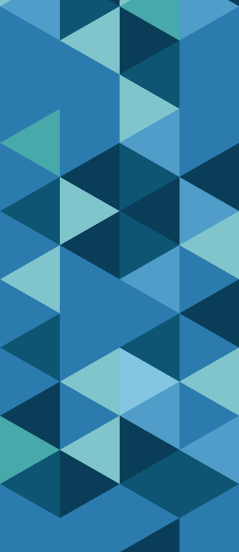 Dywan winylowy do salonu niebieskie kwadraty geometryczne - TenStickers