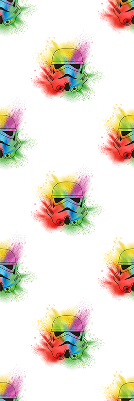 Dywan winylowy do salonu z motywem głów trooperów - TenStickers