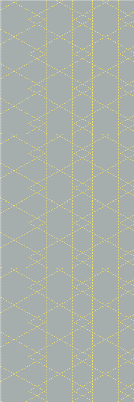Dywan winylowy do salonu trójkąty origami pantone - TenStickers