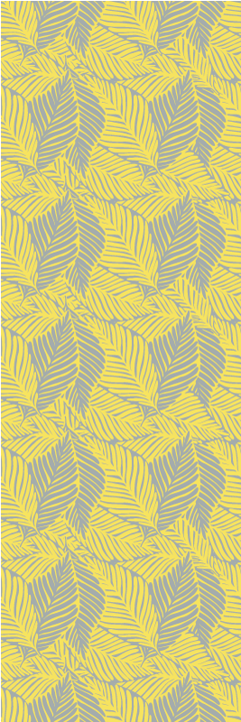 Dywan winylowy do salonu liście tropikalne pantone - TenStickers