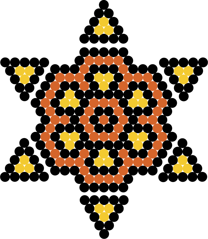 Dywan winylowy do salonu słońce huichol - TenStickers
