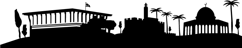 Dywan winylowy do salonu z panoramą jerozolimy - TenStickers