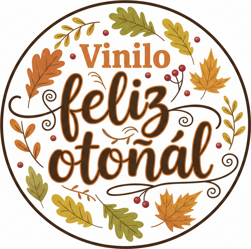 Dywan winylowy do salonu radosna jesień - TenStickers