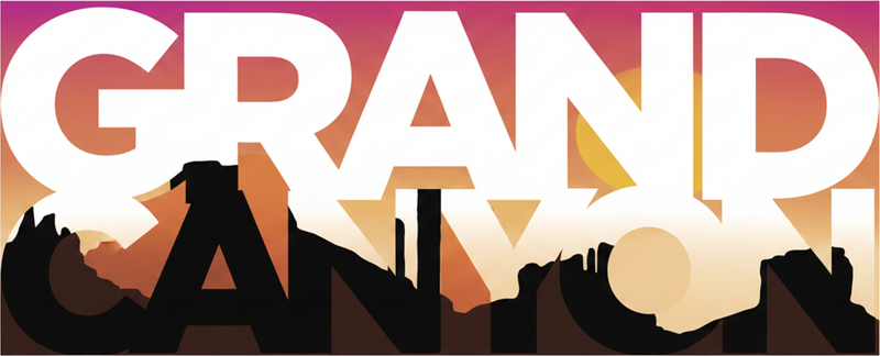 Dywan winylowy do salonu wzgórza grand canyon - TenStickers