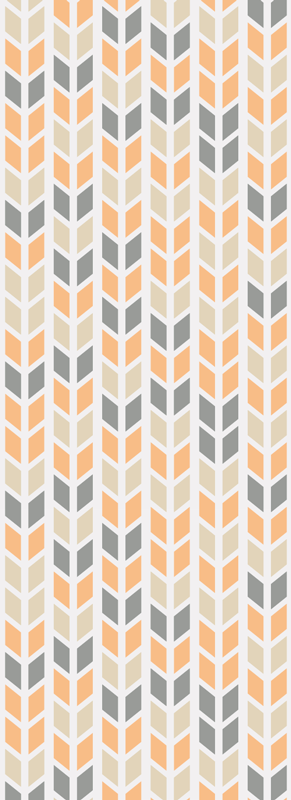 Skandynawski dywan winylowy w geometryczne kwiaty - TenStickers
