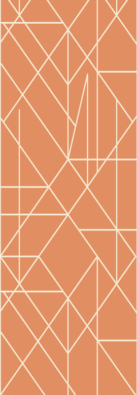 Skandynawski dywan winylowy geometryczny mozaikowy - TenStickers
