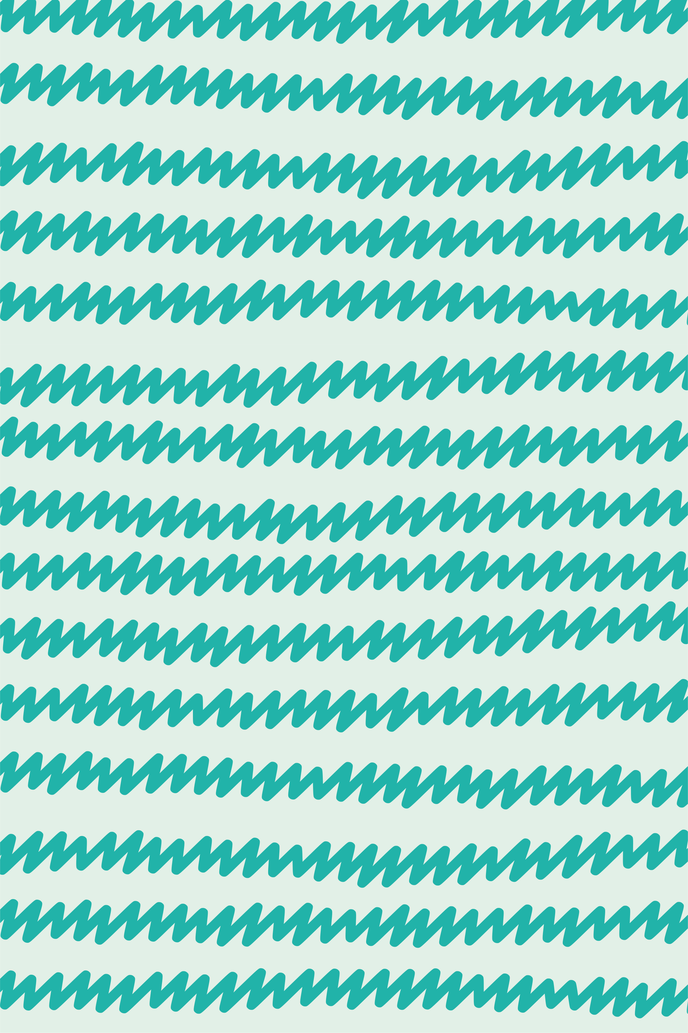 Skandynawski dywan winylowy w aquamarynę i biel - TenStickers