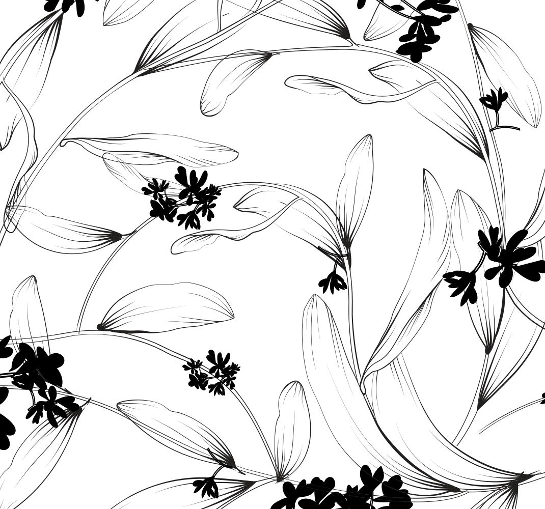 Dywan winylowy natura kwiaty lilii awangardowe - TenStickers