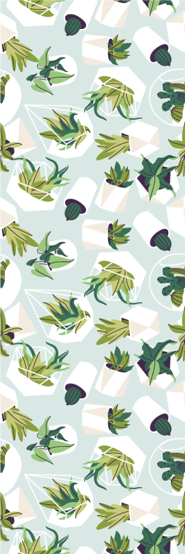 Dywan winylowy natura zielony kaktus - TenStickers