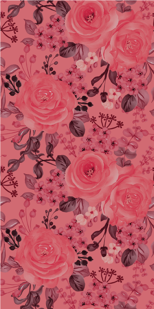 Dywan winylowy natura kwiaty harmonii - TenStickers