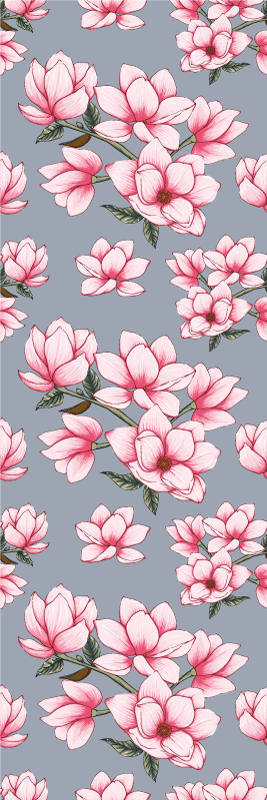 Dywan winylowy natura trzy piękne kwiaty magnolii - TenStickers