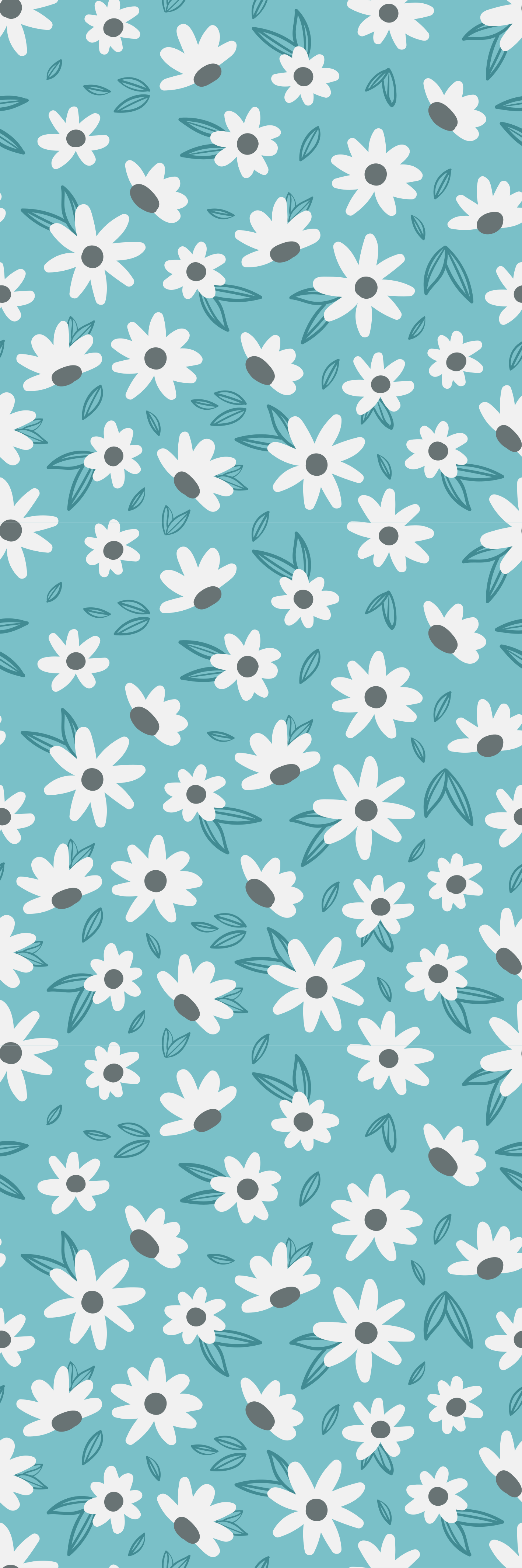 Dywan winylowy natura kwiaty w stylu granny chic - TenStickers