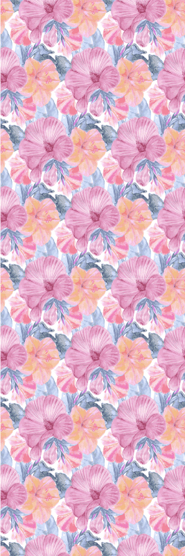 Dywan winylowy natura kwiaty malwy akwarelowe - TenStickers