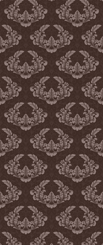 Dywan winylowy retro w stylu damaskowym bez szwów - TenStickers
