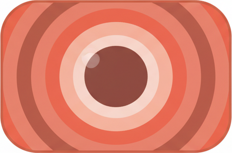 Nowoczesny dywan winylowy w odcieniu terra rosa - TenStickers