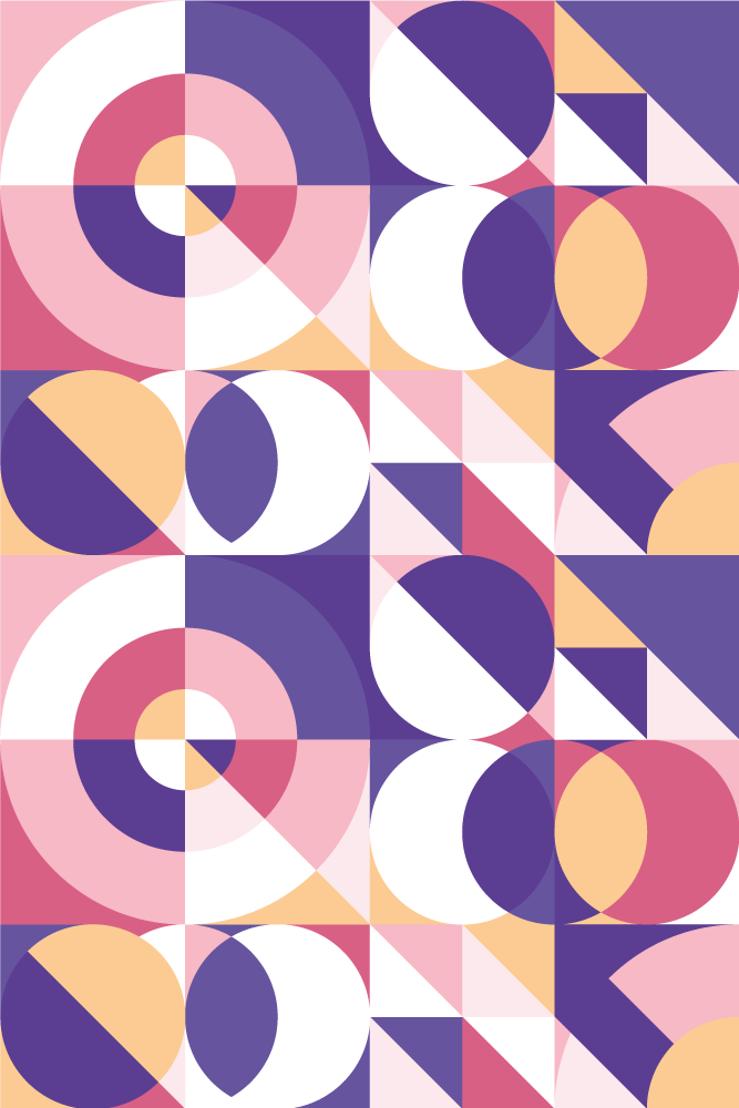 Nowoczesny dywan winylowy sztuka geometrycznych figur - TenStickers