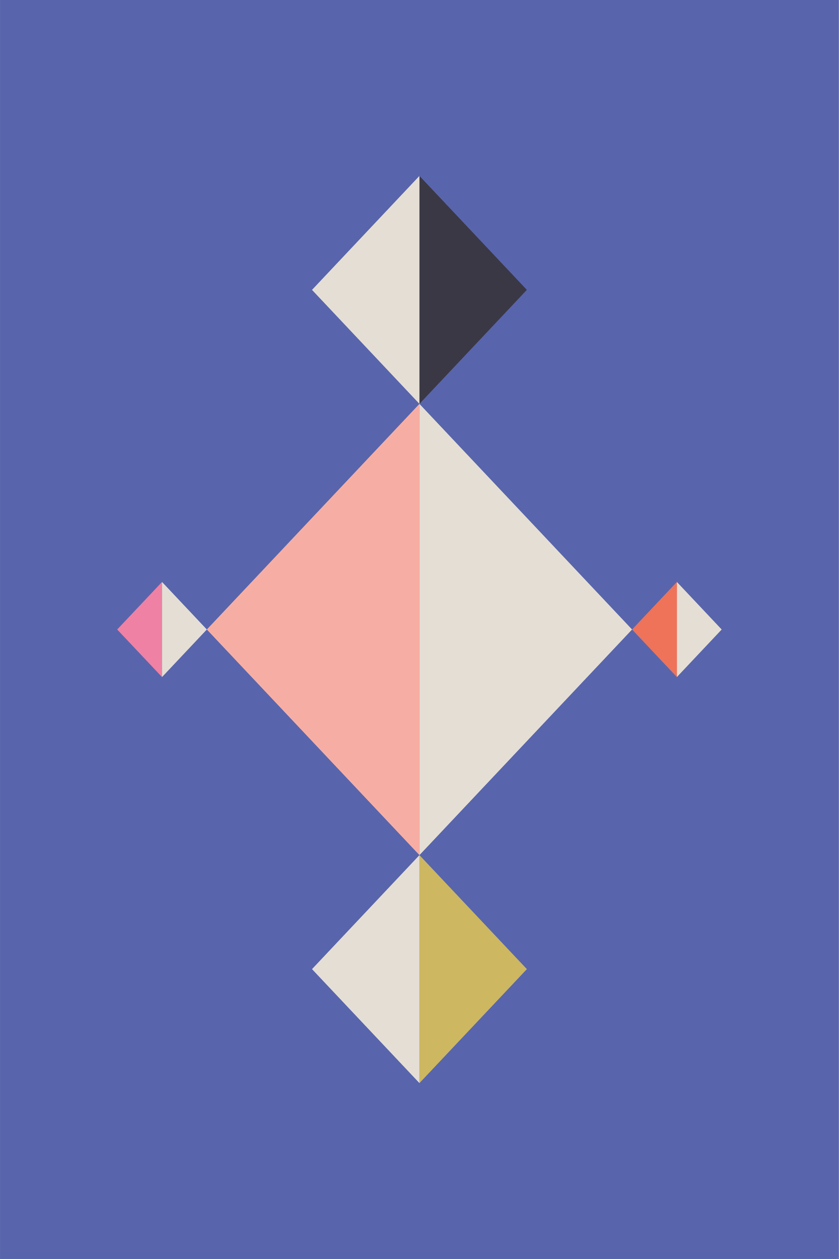 Nowoczesny dywan winylowy z geometrycznym wzorem - TenStickers