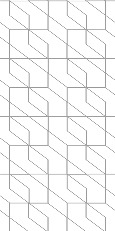 Dywan winylowy tekstura geometryczny biały wzór kwadratów - TenStickers