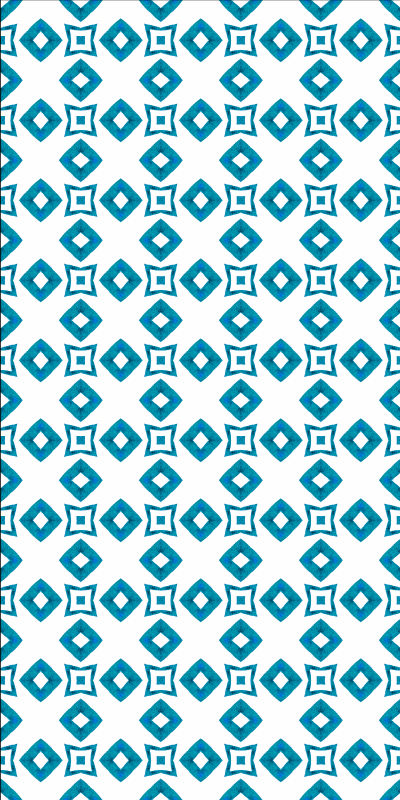 Dywan winylowy tekstura w geometryczny niebieski diament - TenStickers
