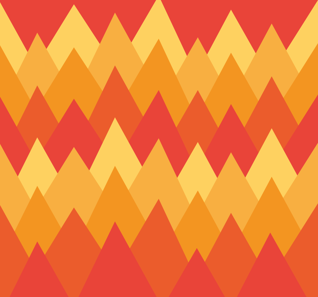 Dywan winylowy retro górskie abstrakcyjne kształty - TenStickers