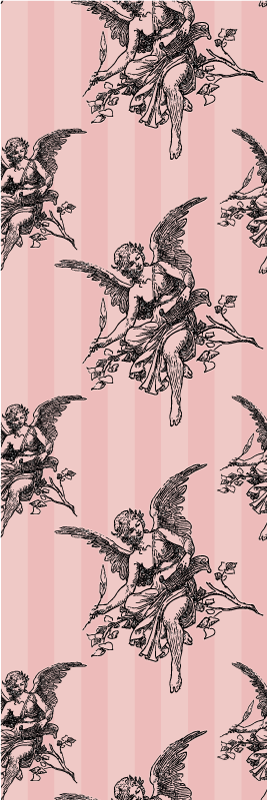 Dywan winylowy retro w wzór toile de jouy - TenStickers