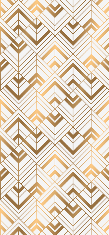 Dywan winylowy retro w diamentowy wzór dekoracyjny - TenStickers