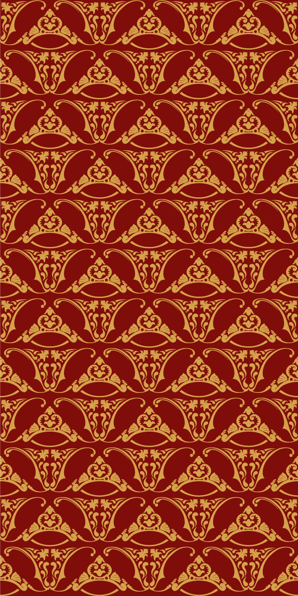 Dywan winylowy retro w stylu pugina - TenStickers