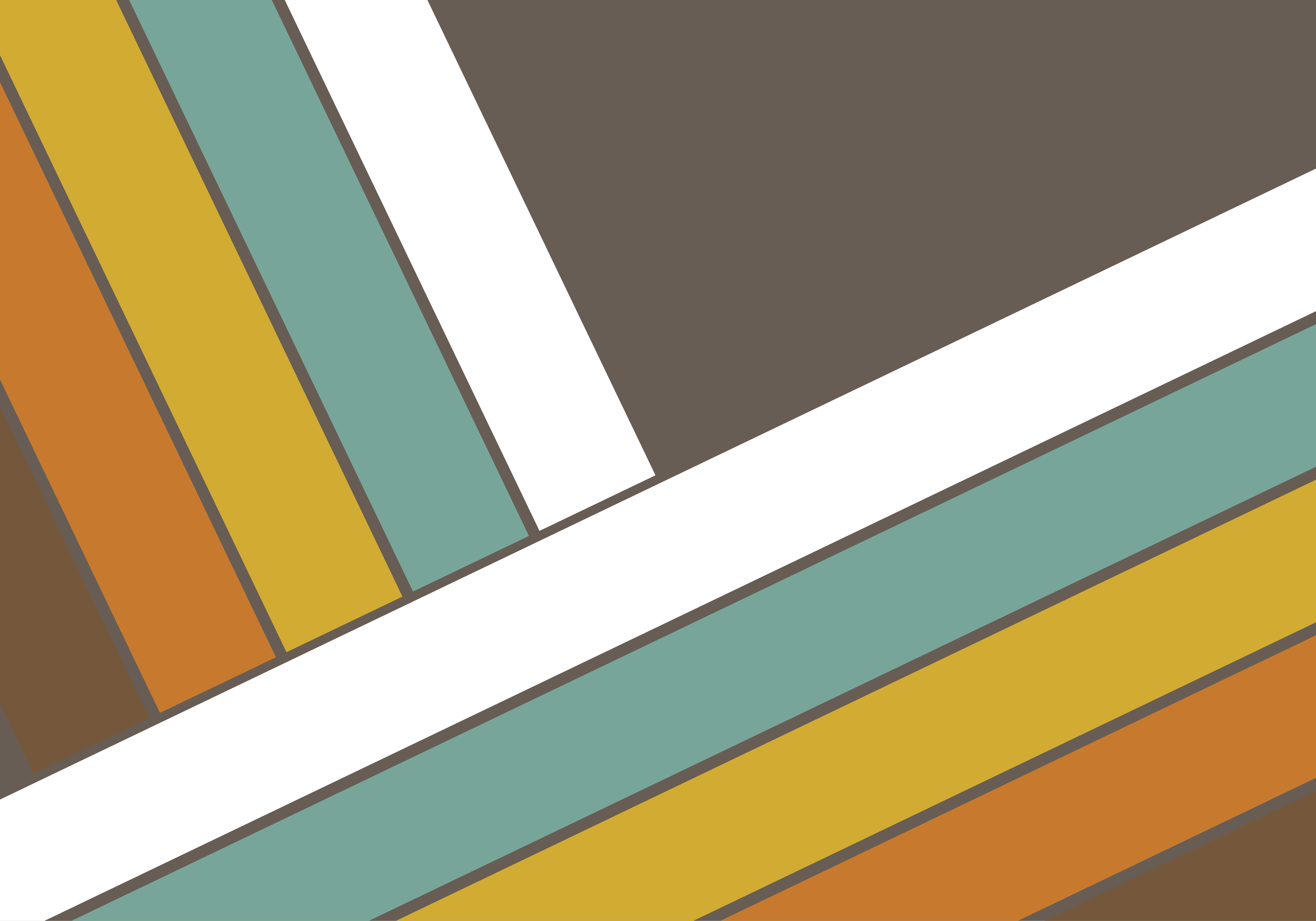 Dywan winylowy retro w paski w stylu lat 70. - TenStickers