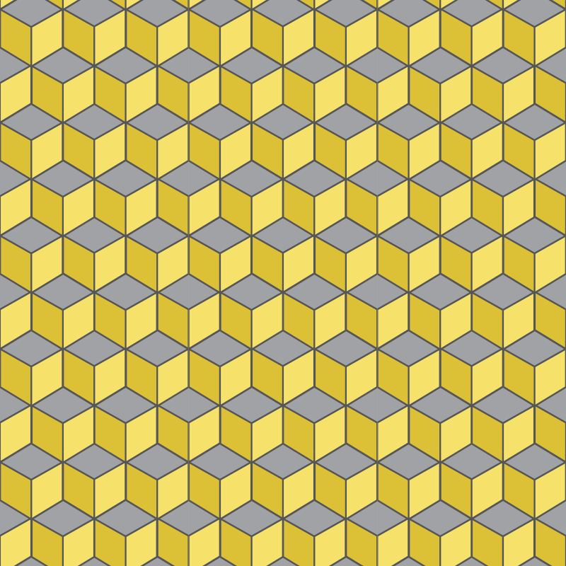 Dywan winylowy wzór geometryczny kwadraty pantone - TenStickers