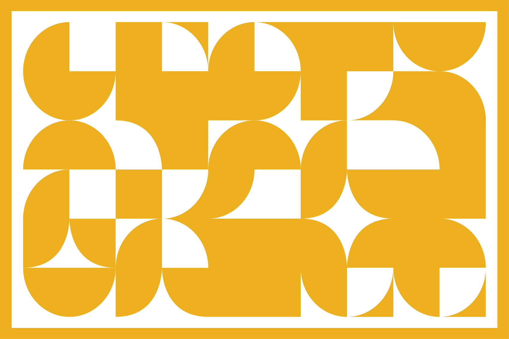 Dywan winylowy wzór geometryczny żółte koło - TenStickers