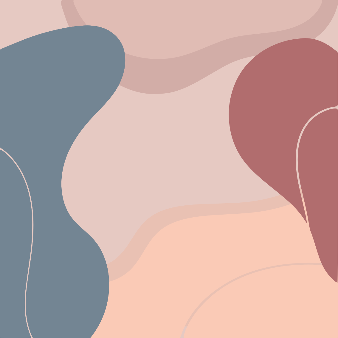 Dywan winylowy wzór geometryczny w stonowanych kolorach - TenStickers