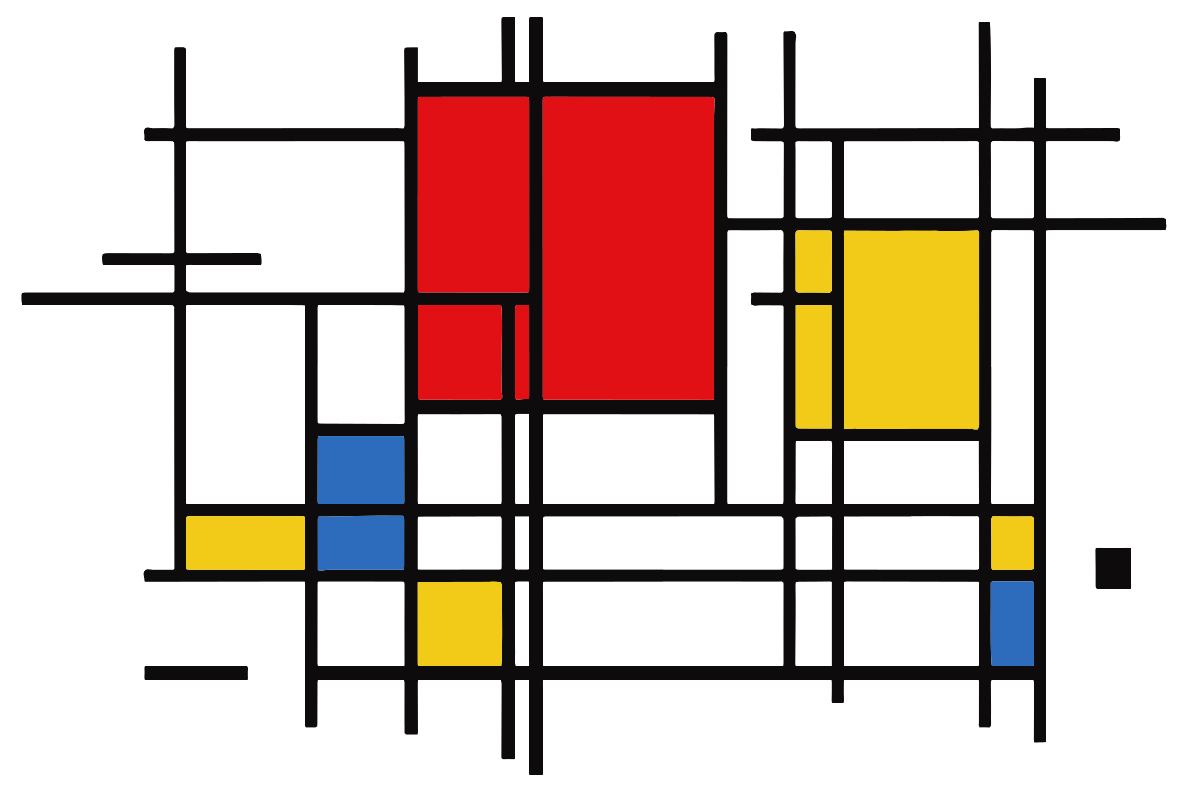 Dywan winylowy wzór geometryczny sztuka linii geometrycznych - TenStickers