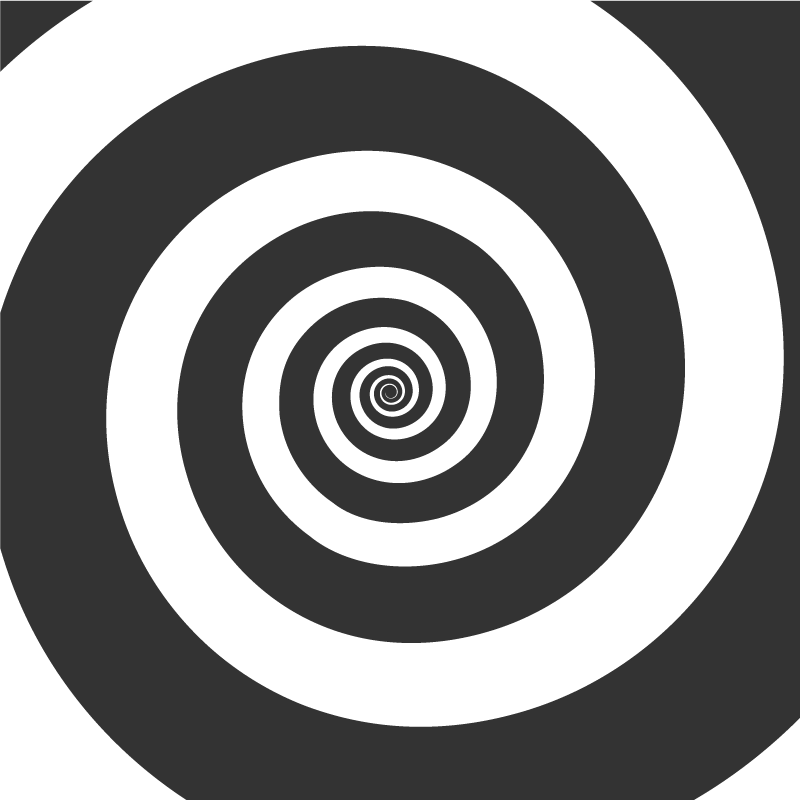 Dywan winylowy wzór geometryczny ruch spiralny - TenStickers