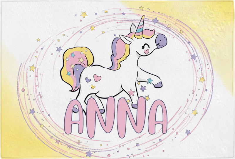 Dywan winylowy dla dziecka z magicznym jednorożcem - TenStickers