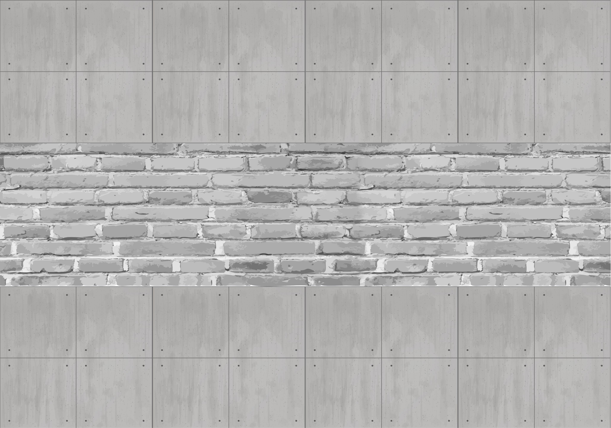 Szary dywan winylowy panele betonowe - TenStickers