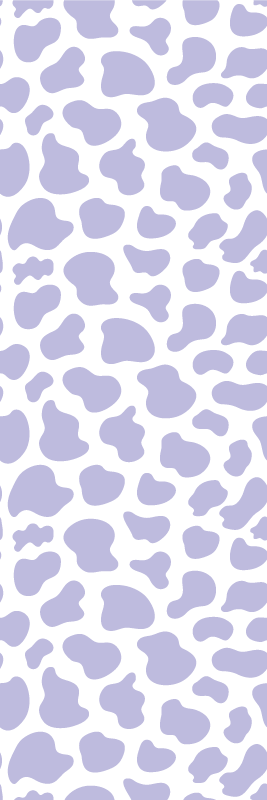 Fioletowy dywan winylowy w fioletowe krowie plamy - TenStickers