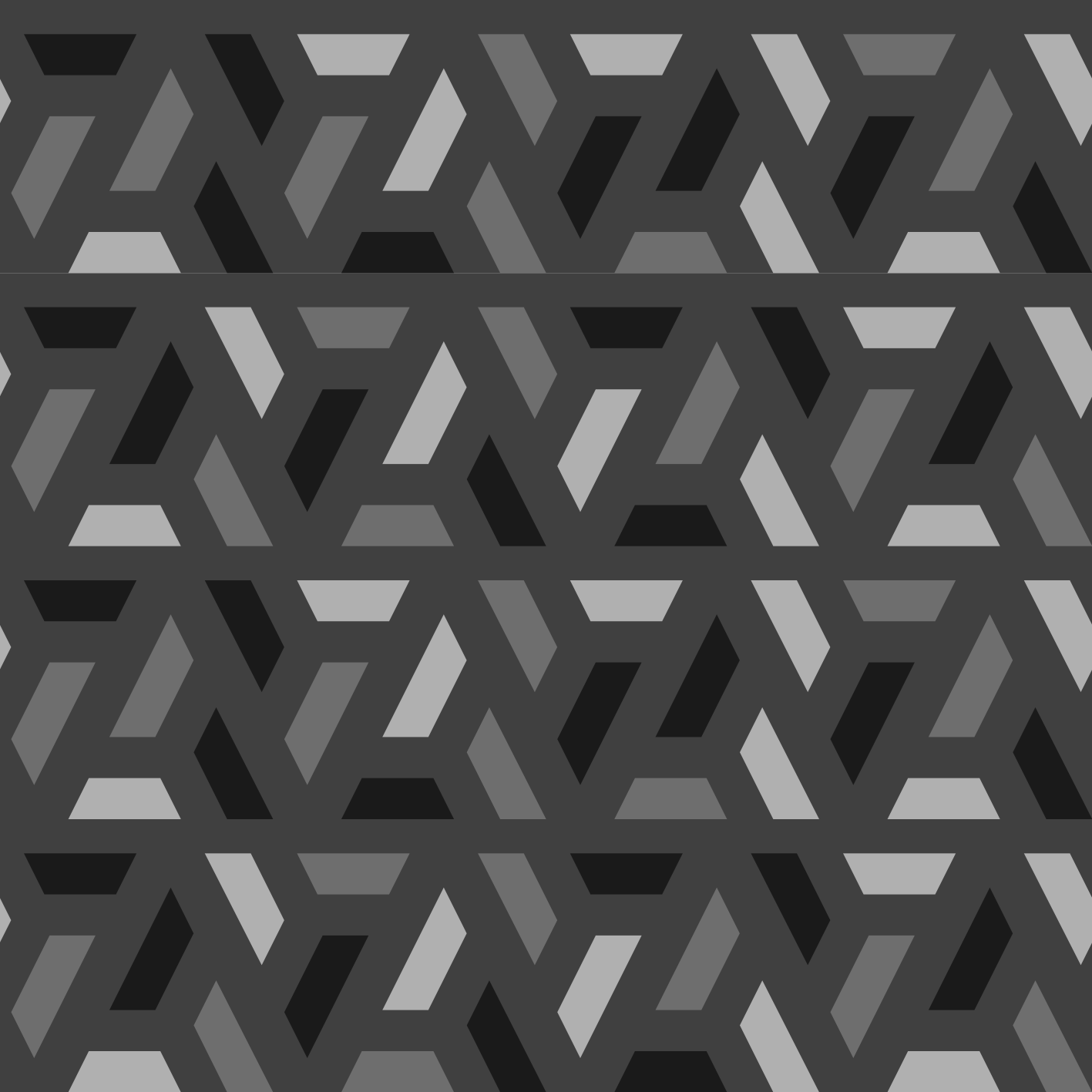 Czarny dywan winylowy w geometryczne czarne trójkąty - TenStickers